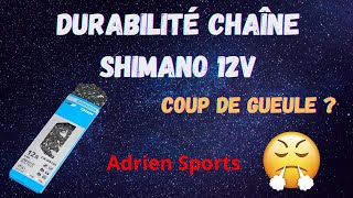 Durabilité Chaîne Shimano 12V [upl. by Sullivan]