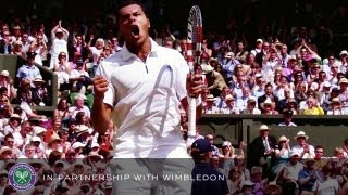 Djokovic v Tsonga 2011 Mens SemiFinal – Rolex Wimbledon Golden Moments [upl. by Orban400]