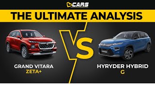 Grand Vitara Zeta vs Hyryder G Hybrid  Which One To Buy  Oct 2022  The Ultimate Analysis [upl. by Meesaw544]