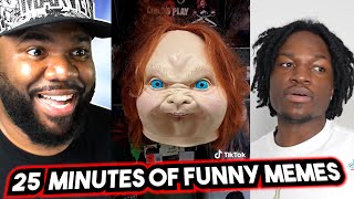 25 minutes of FUNNY memes REACTION  NemRaps Try Not to laugh 371 [upl. by Eniamrej772]