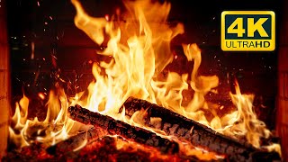 🔥 Cozy Fireplace 4K 12 HOURS Fireplace with Crackling Fire Sounds Crackling Fireplace 4K [upl. by Stirling]