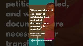 h1bvisa How to file a Cap Exempt H1B petition 2025 [upl. by Risa]