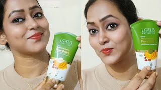 Lotus Botanics Ubtan Detan Scrub review Reetus Style [upl. by Erehpotsirhc]