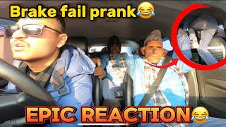 “Brake fail prank“ on stranger😂😂  part2 carfooling [upl. by Mcquade205]