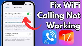 How To Fix WiFi Calling Not Working After iOS 176 Update [upl. by Delaryd631]