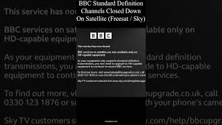 BBC Channels Closed on Satellite Today shorts shortsvideo short shortvideo [upl. by Larrej]