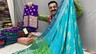 Dabba silk and bamboo silk saree amazing collection kasturi paithani fancysaree saree paithani [upl. by Amar]