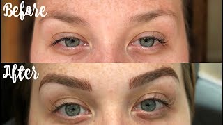 Microblading Before and After  10 Day Healing Process [upl. by Attenhoj958]