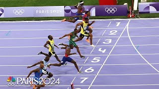 Track and field finishes BUT they keep getting more dramatic  Paris Olympics  NBC Sports [upl. by Ensoll]