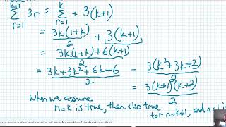 Mathematical Induction Proofs with Sigma Notation [upl. by Scherle839]