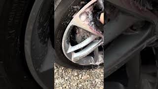 Wheel Cleaning with Stjarnagloss carwash satisfying [upl. by Zakaria]