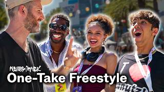 Harry Mack 13 Minute OneTake Freestyle Through VidCon [upl. by Ofori]