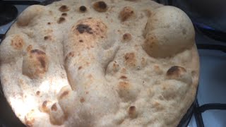 Khamiri Roti on Tawa ll without oven ll Home made Tandoori Roti [upl. by Hampton]