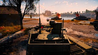 T90M Cinematic battle in Poland destroy Leopard 2A7  Abrams War Thunder 2024 4K Ultra Qualityt90 [upl. by Antone741]