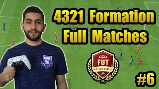 Ultimate Team 4321 Formation Guide  Custom Tactics amp Full Matches Gameplay  FC 24 [upl. by Sydney989]