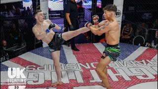 Alex Home vs Damien McGuigan  UKFC 33 [upl. by Iorgo865]