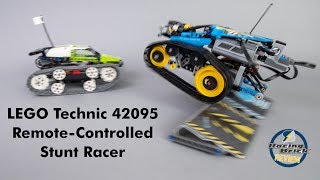 A boosted 42065 RC Tracked Racer  LEGO Technic 42095 RemoteControlled Stunt Racer review [upl. by Okuy]