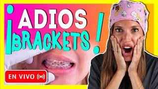 🎥𝐑𝐄𝐓𝐈𝐑𝐎 𝐝𝐞 𝐎𝐑𝐓𝐎𝐃𝐎𝐍𝐂𝐈𝐀 en 𝒗𝒊𝒗𝒐 Como se 𝗤𝗨𝗜𝗧𝗔𝗡 los BRACKETS y se ponen los RETENEDORES ORTODONCIA🔥 [upl. by Nnylamme]