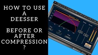 How To Use A DeEsser  Before or After Compression  Waves DeEsser [upl. by Cumings117]