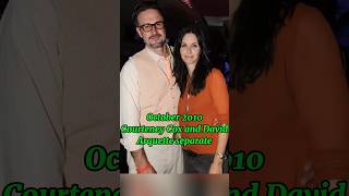 Courteney Cox and David Arquettes Relationship A Look Back celebrity love shorts [upl. by Airtemak]