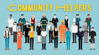 Community helpers for kids  Community helper and their roles in society  Educational Video [upl. by Dorn]