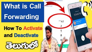 What is Call forwarding How To use and Activate Deactivate call divert in telugu  kyw [upl. by Ahsimek941]