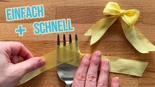 5 Tricks wie du Geschenkschleifen einfach selber machen kannst [upl. by Claire]