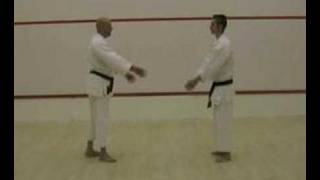 Bunkai from Naihanchi Kata example  Sensei Mick Bayliss [upl. by Habeh]