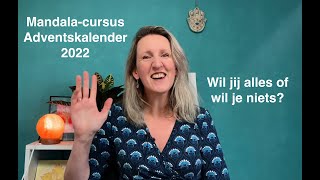 24 tekenvideos in de Adventskalender Mandalacursus 2022 [upl. by Schoenberg645]