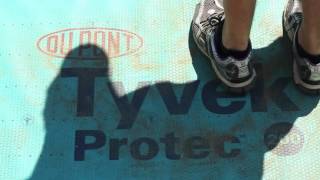 Tyvek® Protec™ Synthetic Roof Underlayment with Improved Walkability [upl. by Bellina]