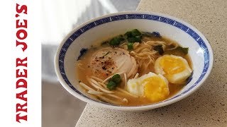 TRADER JOES MISO RAMEN SOUP  Instant Noodle Recipe Time  EP 127 [upl. by Marcia]