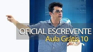 Oficial Escrevente TJ Aula Grátis 10 [upl. by Adnaral279]