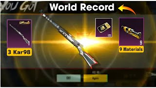 9 Materials  3 Kar98  World Luckiest Premium Crates Opening [upl. by Yaniv]