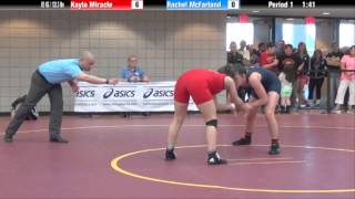 60 kg Finals  Kayla Miracle Campbellsville Sunkist Kids vs Rachel McFarland OKCU [upl. by Ecirahs]