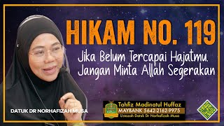 Ceramah Terbaik Datuk Dr Ustazah Norhafizah Musa Hikam 119 [upl. by Enala921]