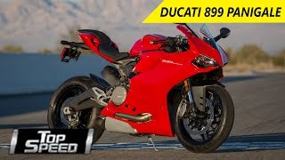 Ducati 899 Panigale  Review  Top Speed  Wheelspin [upl. by Anivlac]