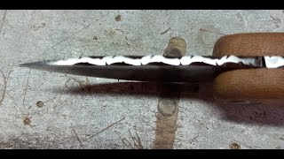 Guillochage  Knife Filework  Comment faire une liane [upl. by Anaet363]