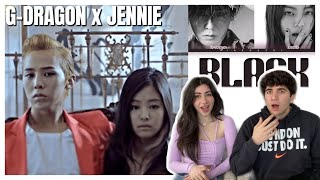 GDRAGON  THAT XX 그 XX MV amp BLACK ft BLACKPINK JENNIE REACTION [upl. by Ellerad]