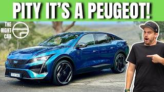 An EXCELLENT car but WHO will buy it 2024 Peugeot 408 PHEV review [upl. by Anaiq]