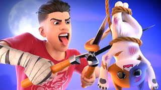 Kit meets his WORST enemy 😳 Fortnite Animation [upl. by Gnad658]