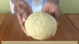 How to make marzipan  Marzipan ingredients  Almond paste recipe [upl. by Saberhagen]