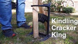 Kindling Cracker King  Firewood Splitter  Fast way to make kindling [upl. by Arlana]