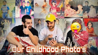 Reacting To Our Childhood Photos  Umer or Rimsha Ki Koji Photo 🤣 [upl. by Summers]