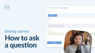 How to ask a question in the query builder  Getting started with Metabase [upl. by Epolulot]