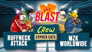 Ruffneck Attack vs MZK Worldwide I Crew Cypher Cats Final I The Legits Blast 2024 [upl. by Bear]