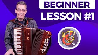 Irish Accordion Lesson 1  The Basics Learn With Alan Kelly [upl. by Daahsar]