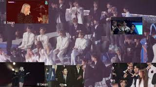 idols reaction to Anne Marie  2002 FRIENDS Vlive awards V Heartbeat 191116 [upl. by Anauqed484]