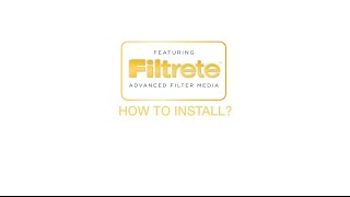 3M Filtrete installation [upl. by Shiller]