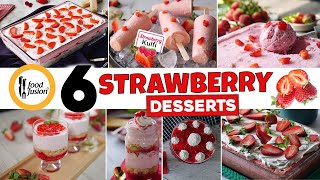 6 Strawberry Desserts Ramadan Recipe Ideas Food Fusion [upl. by Eduardo]