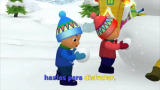 Disney Junior España  Canta con DJ El hombre del muñeco de nieve [upl. by Nyad]